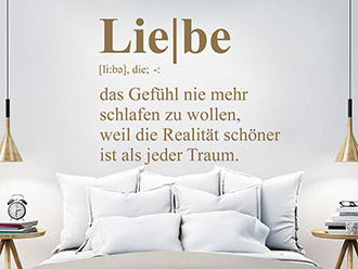 Wandtattoo Liebe Definition 2