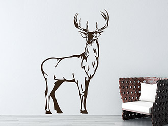 Wandtattoo Majestätischer Hirsch | Bild 4