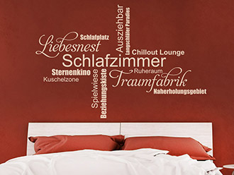 Wandtattoo Moderne Schlafzimmer Begriffe | Bild 4