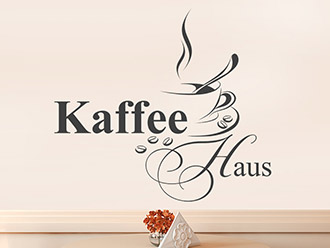 Wandtattoo Kaffeehaus