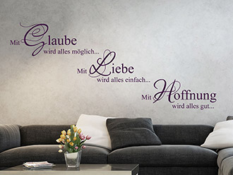 Wandtattoo Mit Liebe...