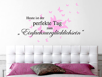 Wandtattoo Einfachnurglücklichsein