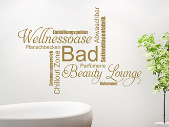 Wandsticker Badezimmer, wandtattoos fürs bad | badezimmer | wandtattoo.de, Design ideen
