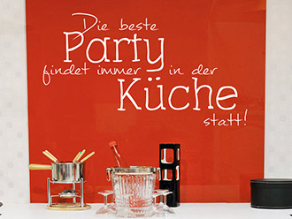 Wandtattoo Die beste Party | Bild 4
