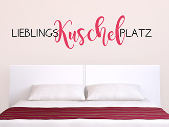 Wandtattoo Lieblingskuschelplatz
