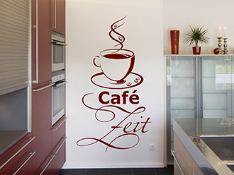 Wandtattoo Café Zeit | Bild 4
