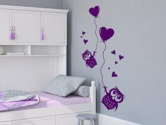 Wandtattoo Fliegende Eulen | Bild 4