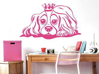 Wandtattoo King Charles Spaniel