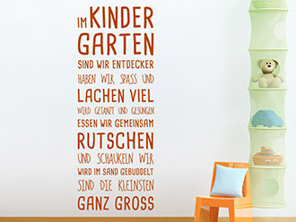 Wandtattoo Im Kindergarten | Bild 4