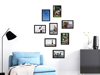 Wandtattoo Moderne Fotorahmen Set