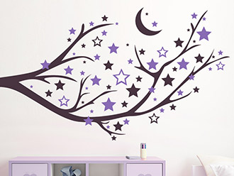 Wandtattoo Sternenast