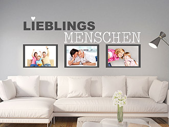 Wandtattoo Fotorahmen Lieblings Menschen | Bild 3