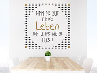 Wandtattoo Tue das was du liebst | Bild 4