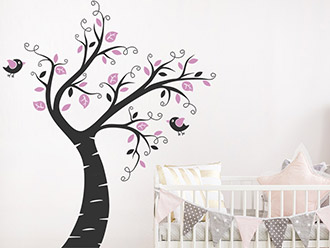 Wandtattoo Kinderbaum