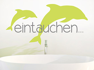 Wandtattoo Eintauchen...