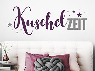 Wandtattoo Kuschelzeit