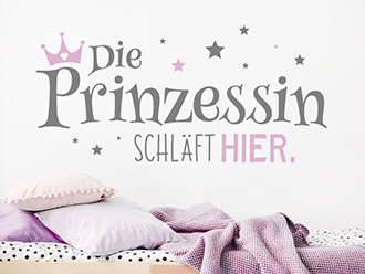 Wandtattoo Die Prinzessin