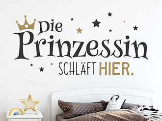 Wandtattoo Die Prinzessin