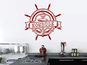 Wandtattoo Kombüse