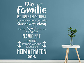 Wandtattoo Familie ist unser Leuchtturm | Bild 4