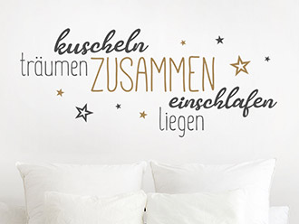 Wandtattoo Zusammen träumen