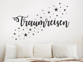 Wandtattoo Traumreisen