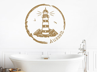 Wandtattoo Worte fürs Bad | Akzente im Badezimmer | WANDTATTOO.DE