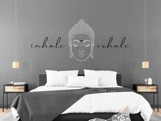 Wandtattoo Buddha Inhale Exhale | Bild 3
