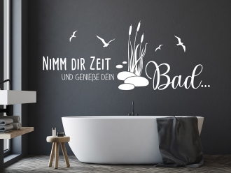 Wandtattoo Nimm dir Zeit und genieße