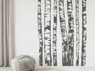 Wandbanner Wandtattoo Birken | Bild 4