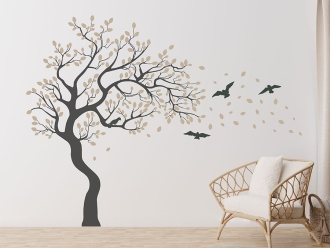 Wandtattoo Geschwungener Baum | Bild 3