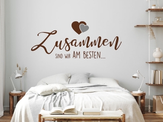 Wandtattoo Liebe romantische Liebessprüche WANDTATTOO.DE