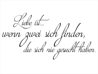 Wandtattoo Liebe romantische Liebessprüche WANDTATTOO.DE