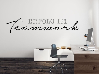 Wandtattoo Erfolg und Teamwork