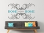 Wandtattoo Home sweet home mit Ornament