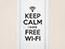 Wandtattoo Free Wifi