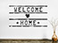 Wandtattoo Welcome Home Lightbox