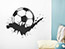 Wandtattoo Fußball Splash