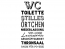 Wandtattoo WC Worte Motivansicht