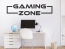 Wandtattoo Gaming Zone
