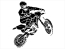 Wandtattoo Motocross Freestyle Motivansicht