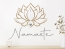 Wandtattoo Namaste Blüte