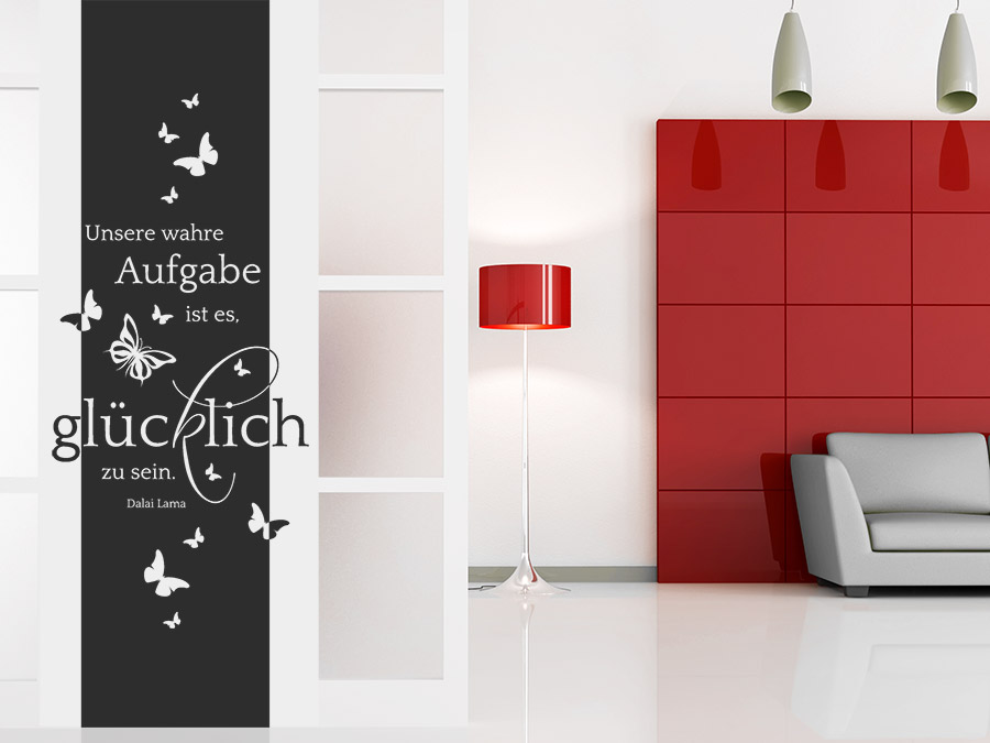 Unsere Wahre Aufgabe… Wandtattoo Wandsticker Wandaufkleber