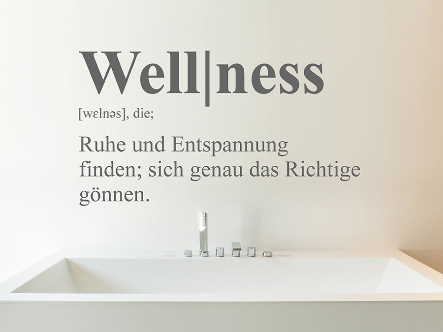 Wandtattoo Wellness Definition Entspannung Wandtattoo De