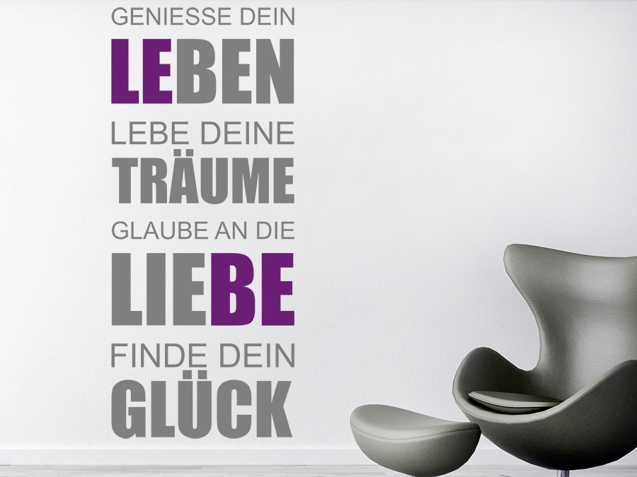 Sprüche liebe glück Glück Zitate