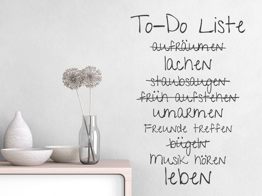 Wandtattoo To Do Liste Wandtattoo.de