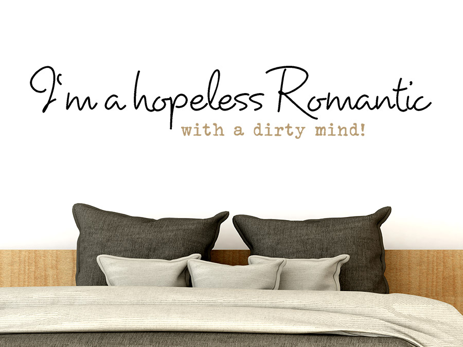 Wandtattoo Hopeless Romantic