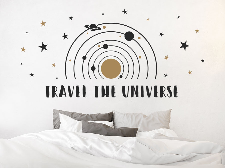 Wandtattoo Travel the universe
