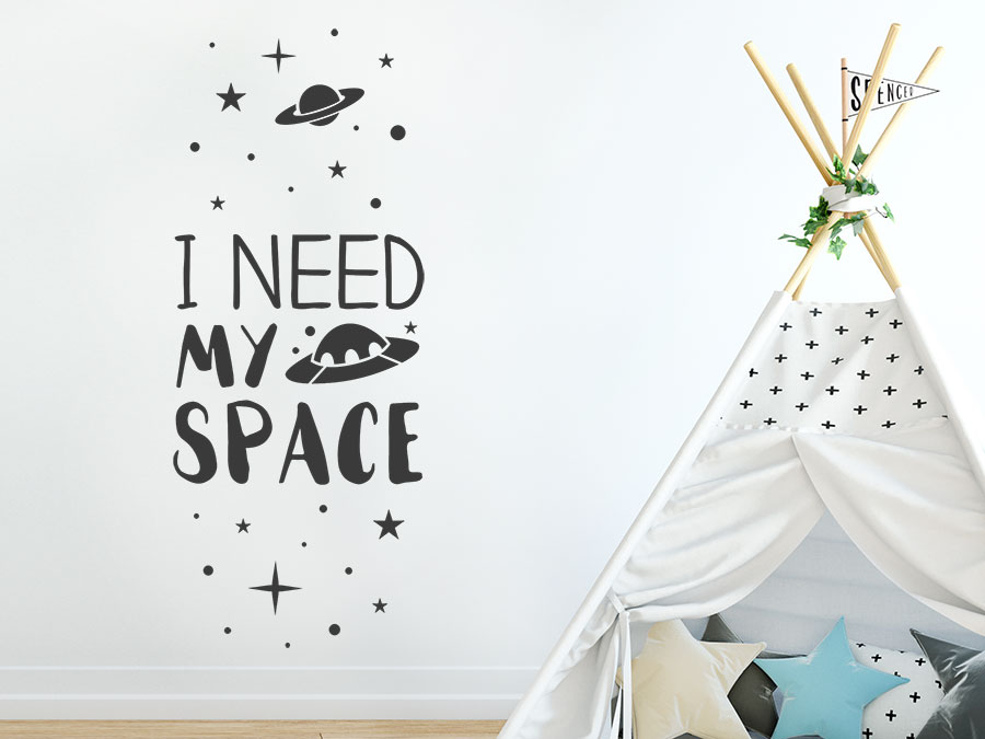 Wandtattoo I need my space