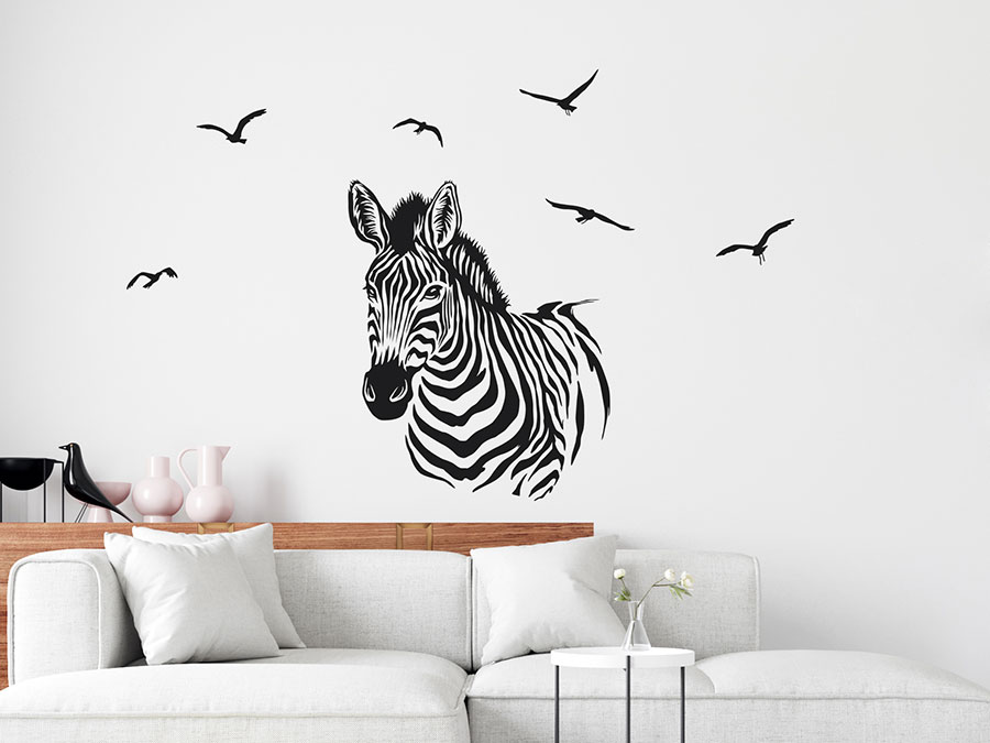 Zebra Wandtattoo